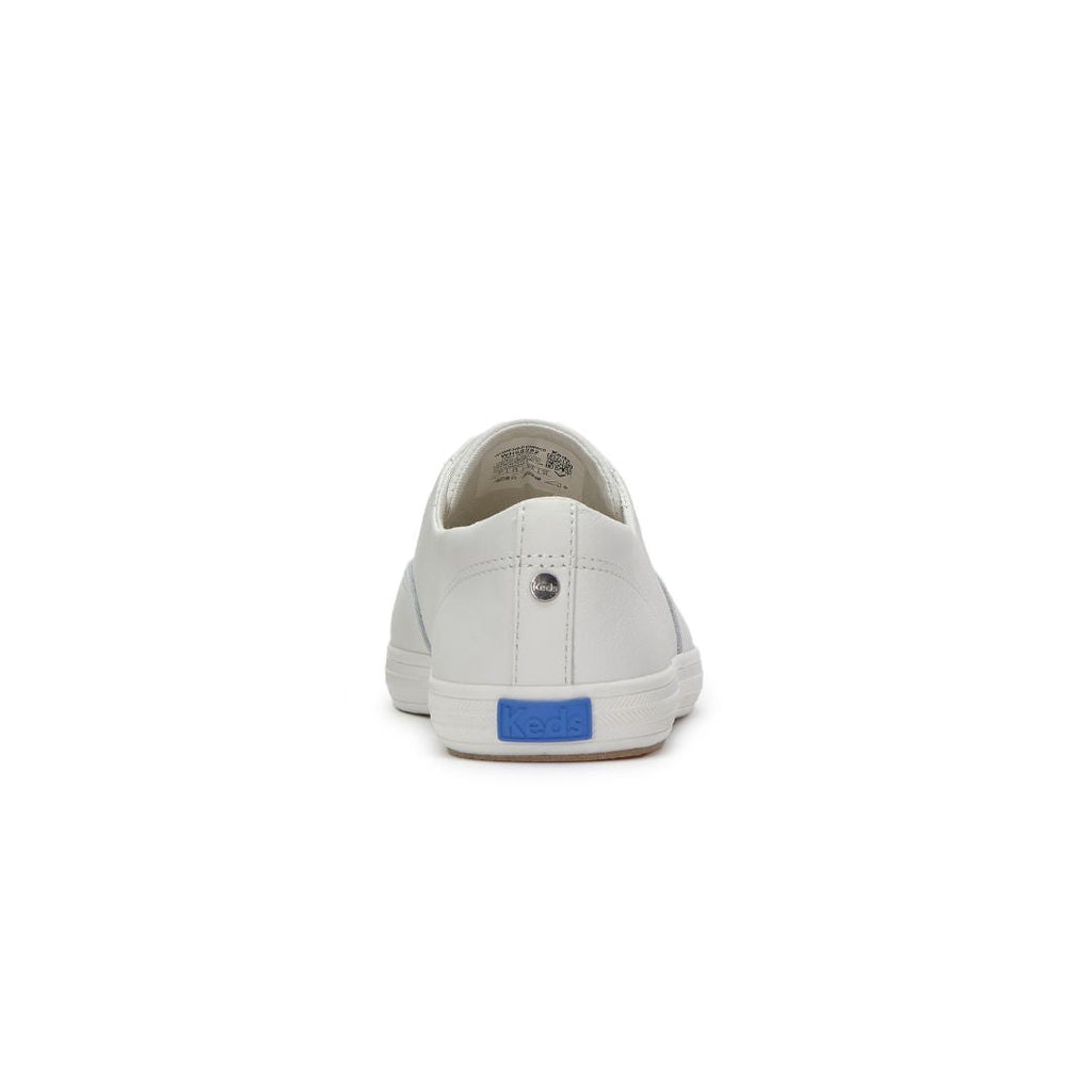 Womens Champion Square Toe Slip Soft Leather Snow White Sneaker (WH68282-SQCVO6110)