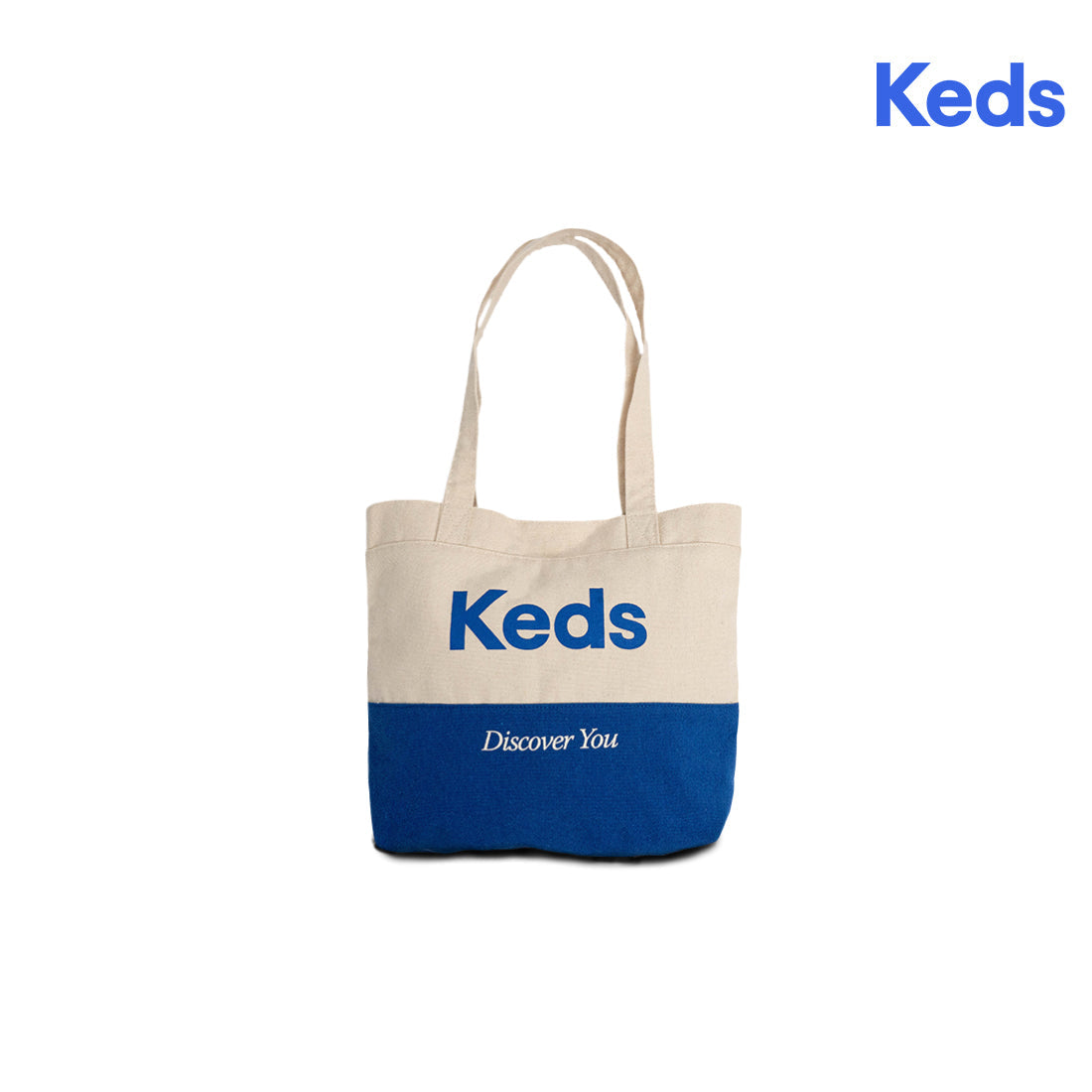 Keds Discover You Tote Bag Natural/Blue - NOT FOR SALE