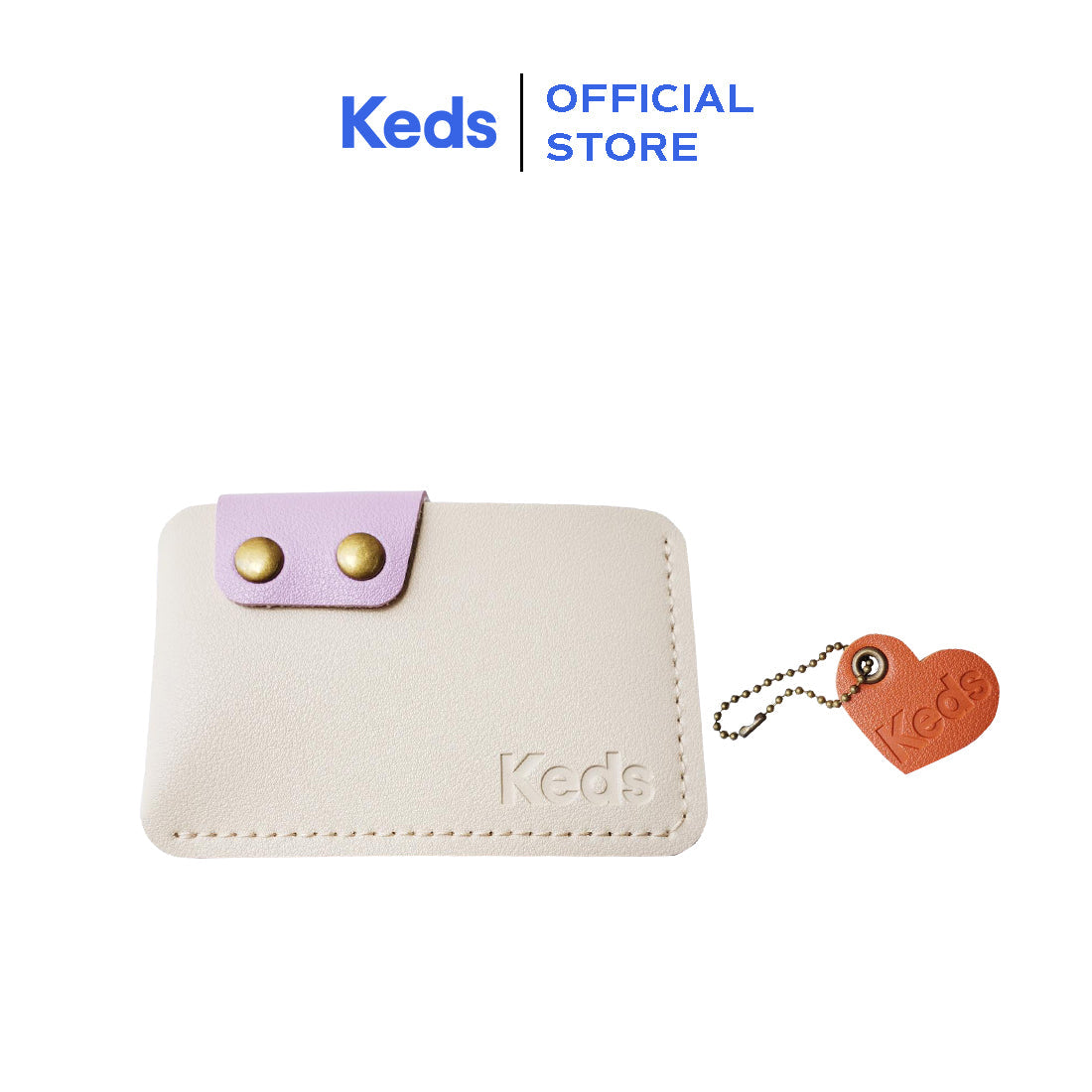 Keds Card Holder Off White/Lilac/Orange (C4GWP000360) - NOT FOR SALE