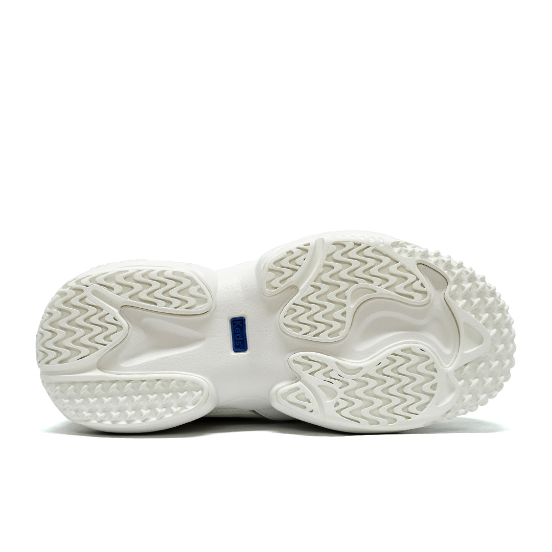 Keds Womens' Bounce SMU-24AW White/Sliver (KC68290)