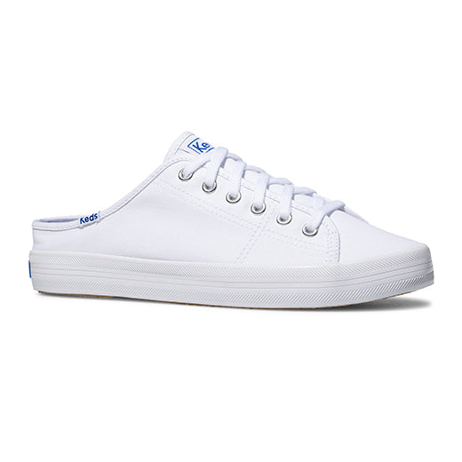 Women's Kickstart Mule Canvas White (WF61986)