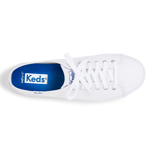 Women's Kickstart Mule Canvas White (WF61986)