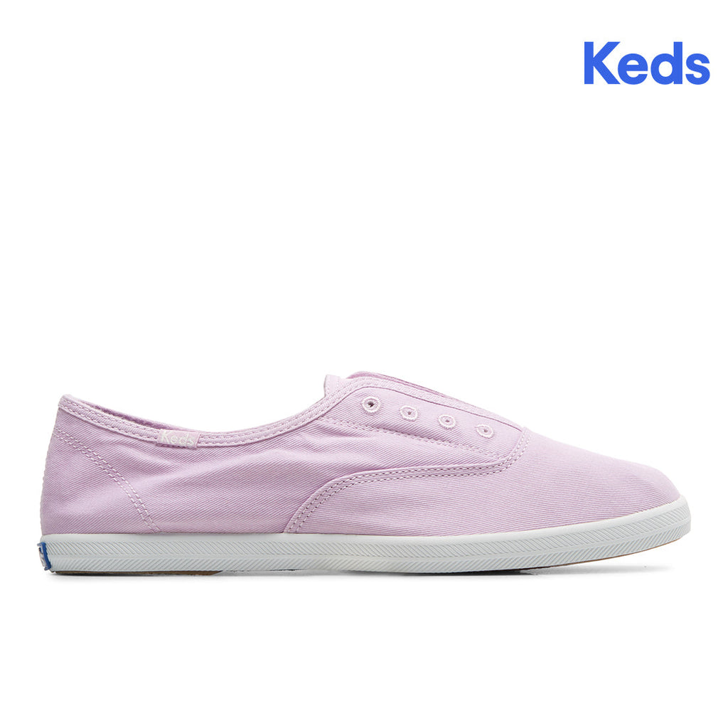 Women's Chillax Washable Twill Slip On Sneaker Lilac (WF66873)