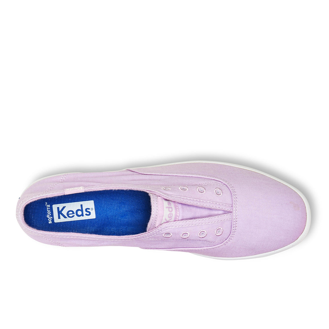 Women's Chillax Washable Twill Slip On Sneaker Lilac (WF66873)