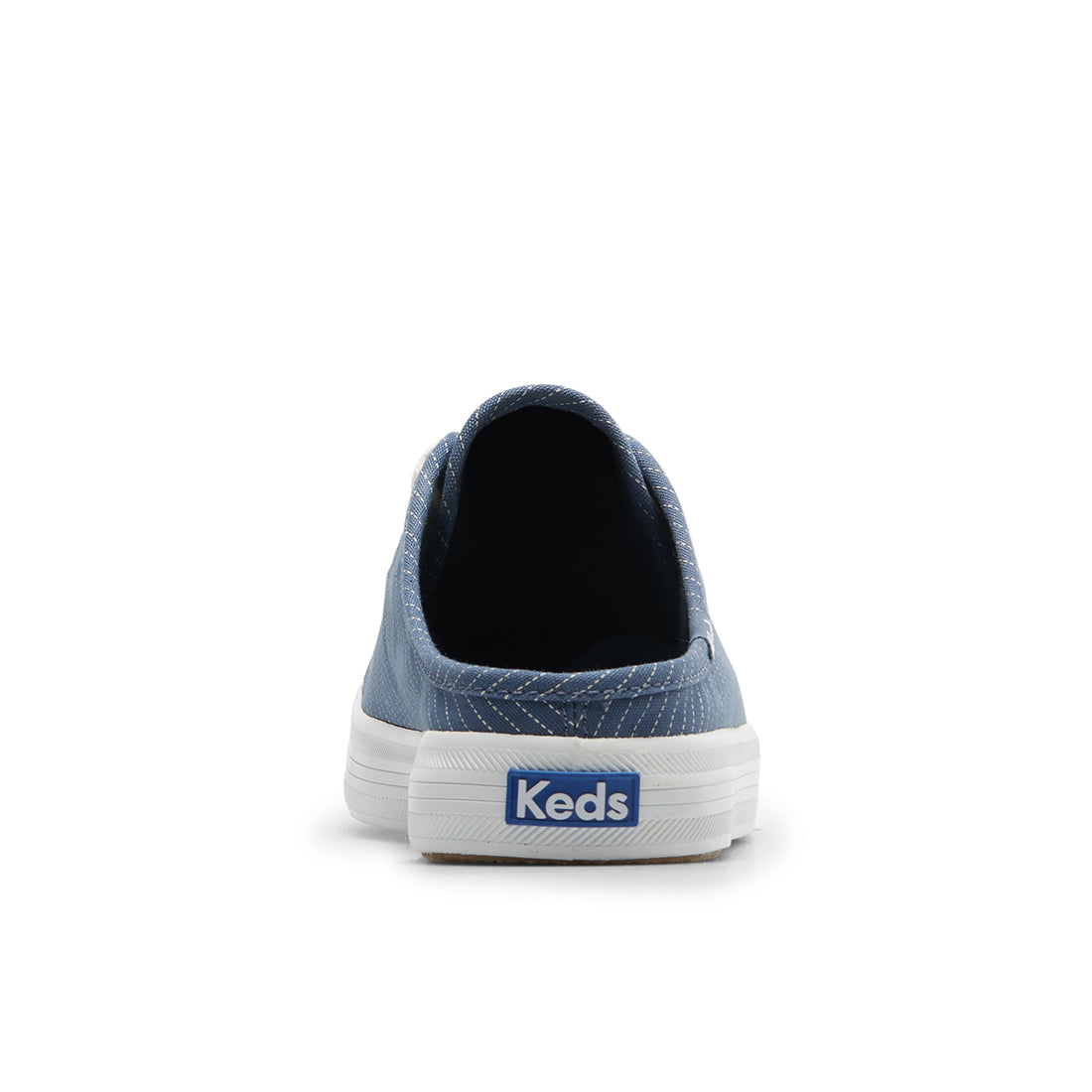 Women's Kickstart Mule Canvas Stripe Blue (WF66895)