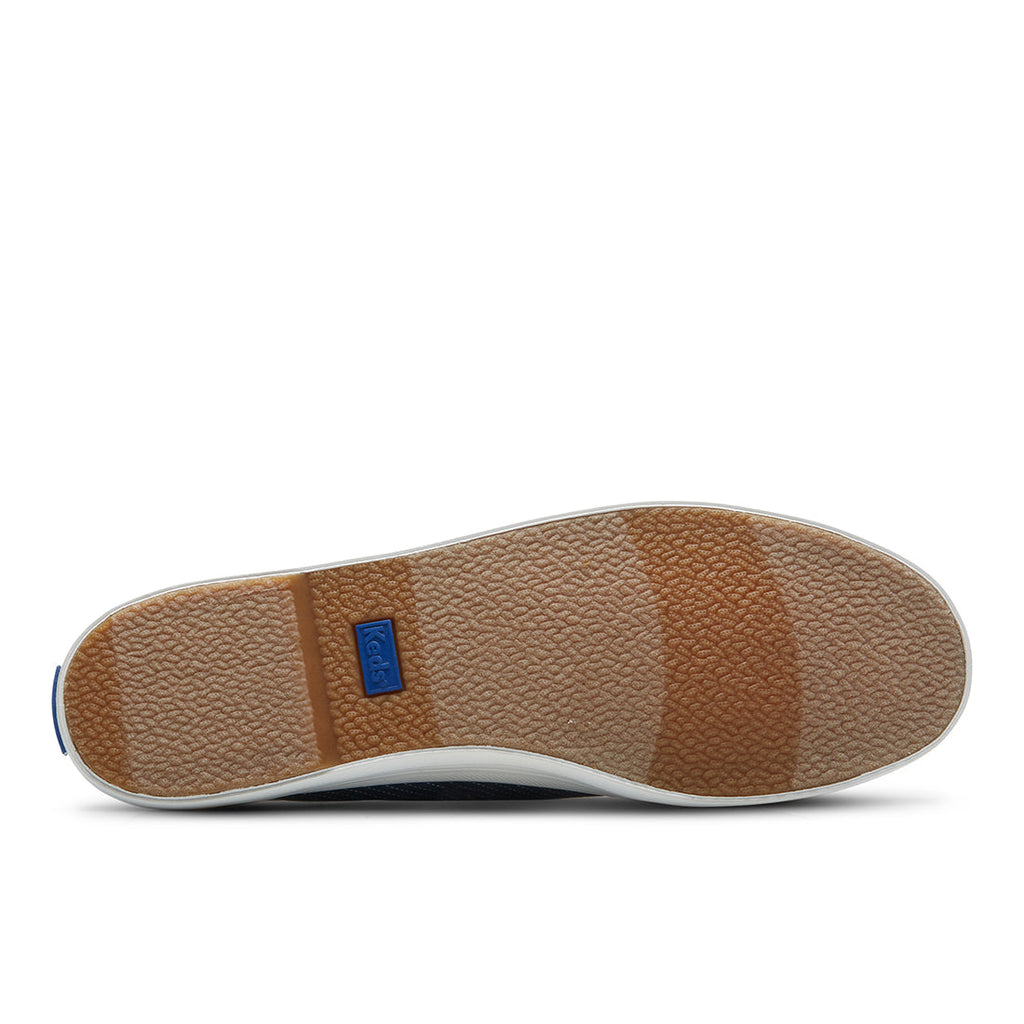Women's Kickstart Mule Canvas Stripe Blue (WF66895)