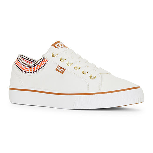 Women's Jump Kick Rib Knit Cllr Square Snow White (WF67572)