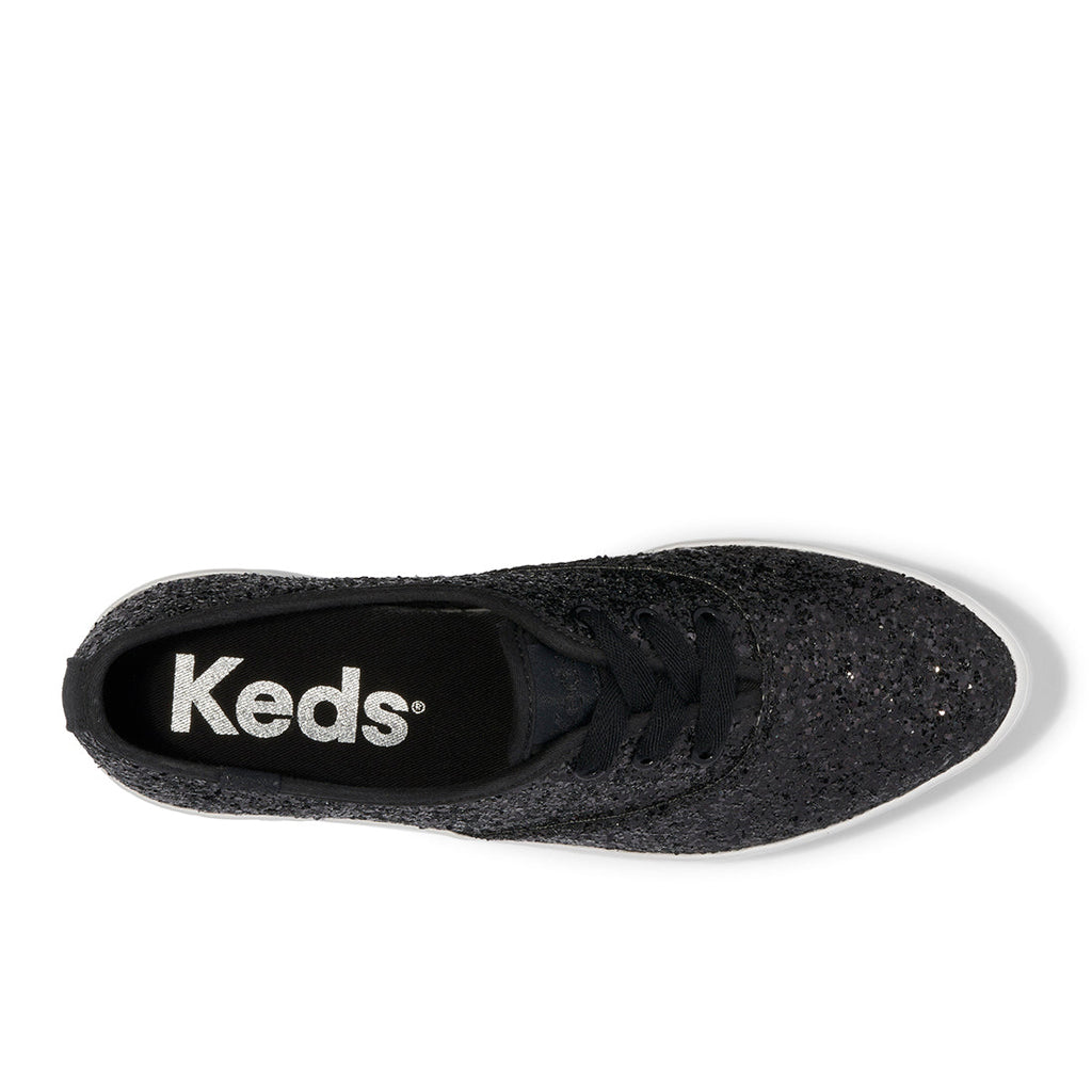 Keds Womens' Point Glitter Cel Black (WF68126)