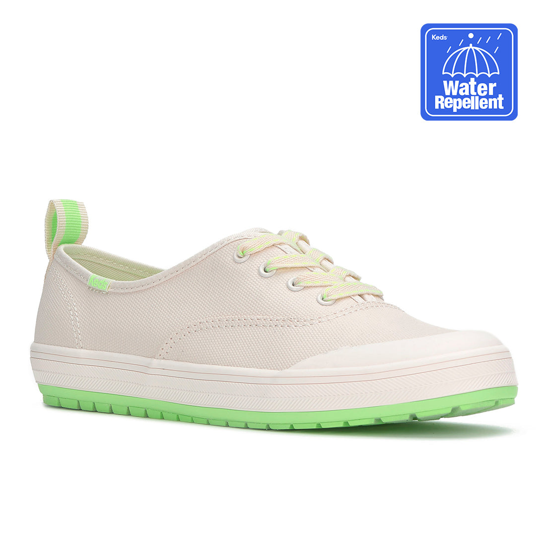 Womens Champion Toe Cap TRX Splash Canvas Sneaker Sea Salt/Lime (WF68346-CHTCAP5112)