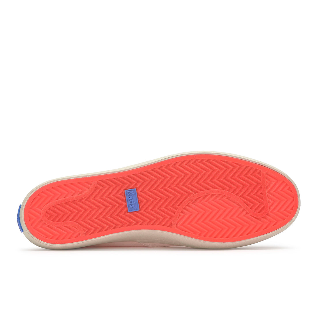 Keds Champion Gender Neutral Canvas Pop Outsole Sneaker Sea Salt/Coral (WF68350-CHGN3110)