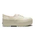 Women's The Platform Lug Weathrized Splash Canvas Sea Salt/Oatmeal (WF68453-C0PLTLUG51110)