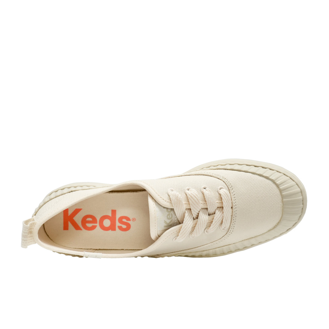 Women's The Platform Lug Weathrized Splash Canvas Sea Salt/Oatmeal (WF68453-C0PLTLUG51110)