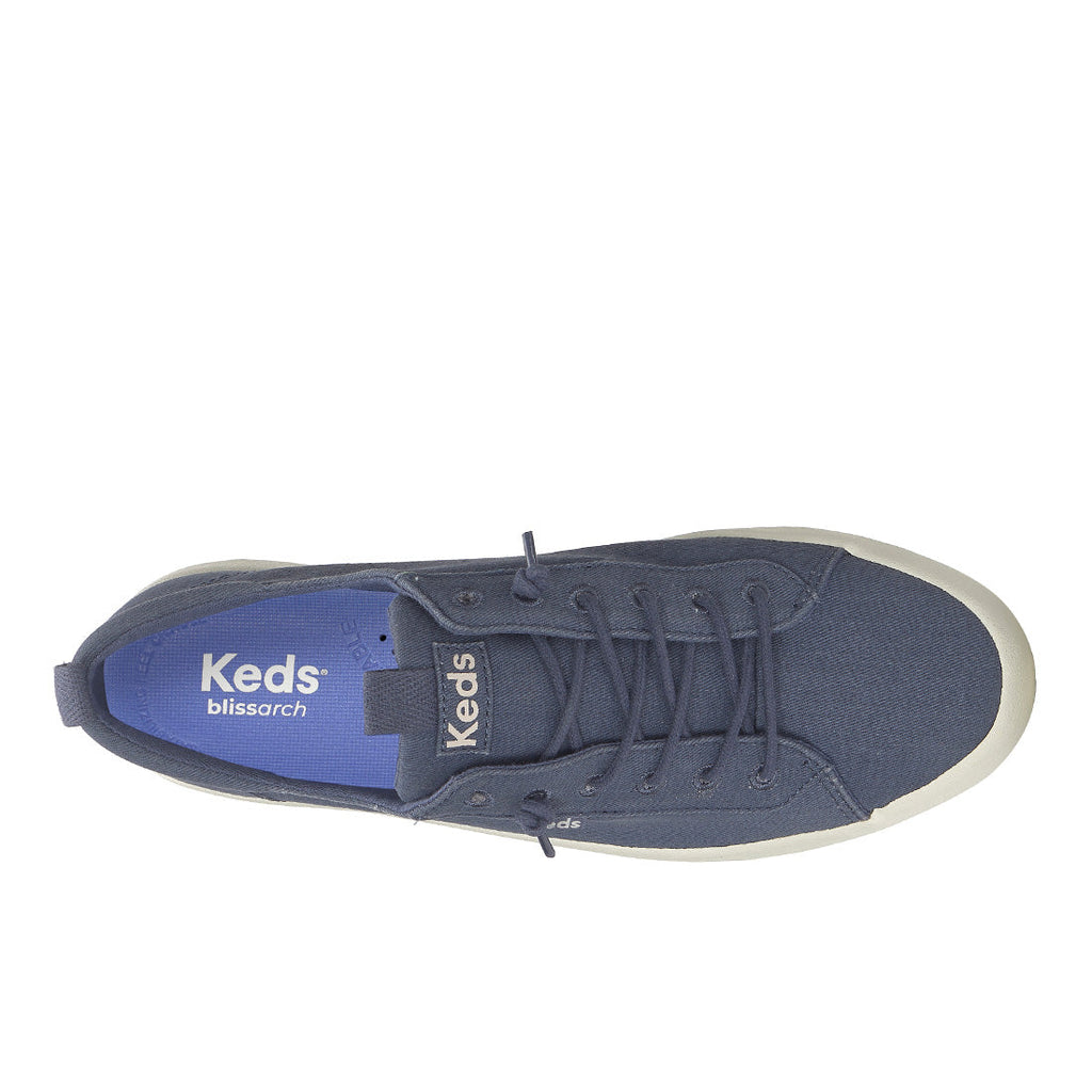 Keds Kickback Washed Twill Vintage Indigo (WF68872-KICKBK5460)