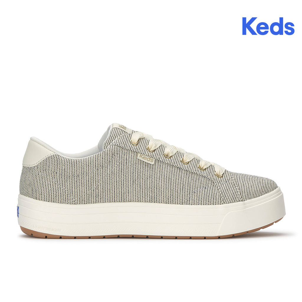 Keds Park Seed Stripe Egret (WF68895-PARK5271)
