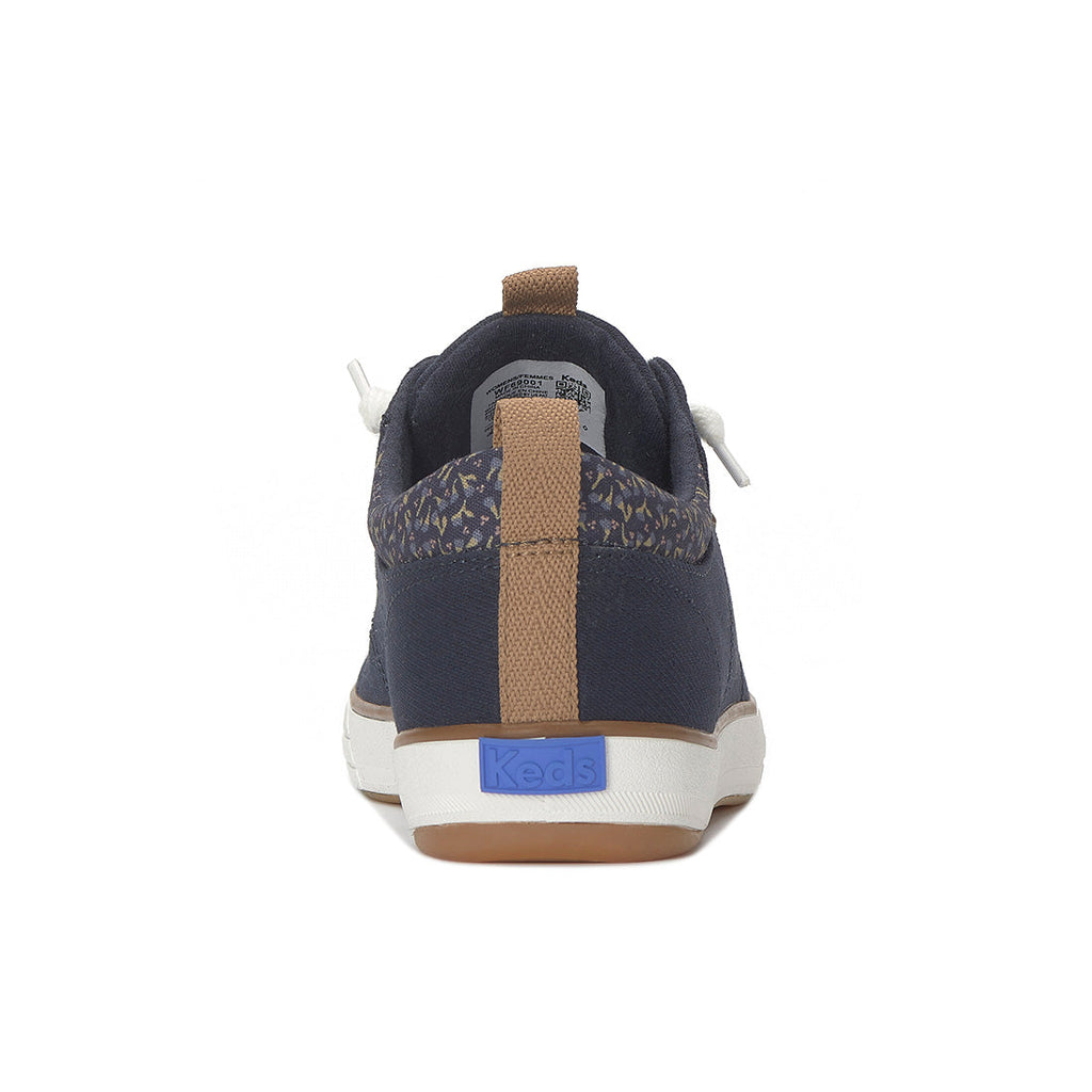 Keds Center III Slip-On Canvas Floral Collar Navy (WF69001-CNTSLP5B410)