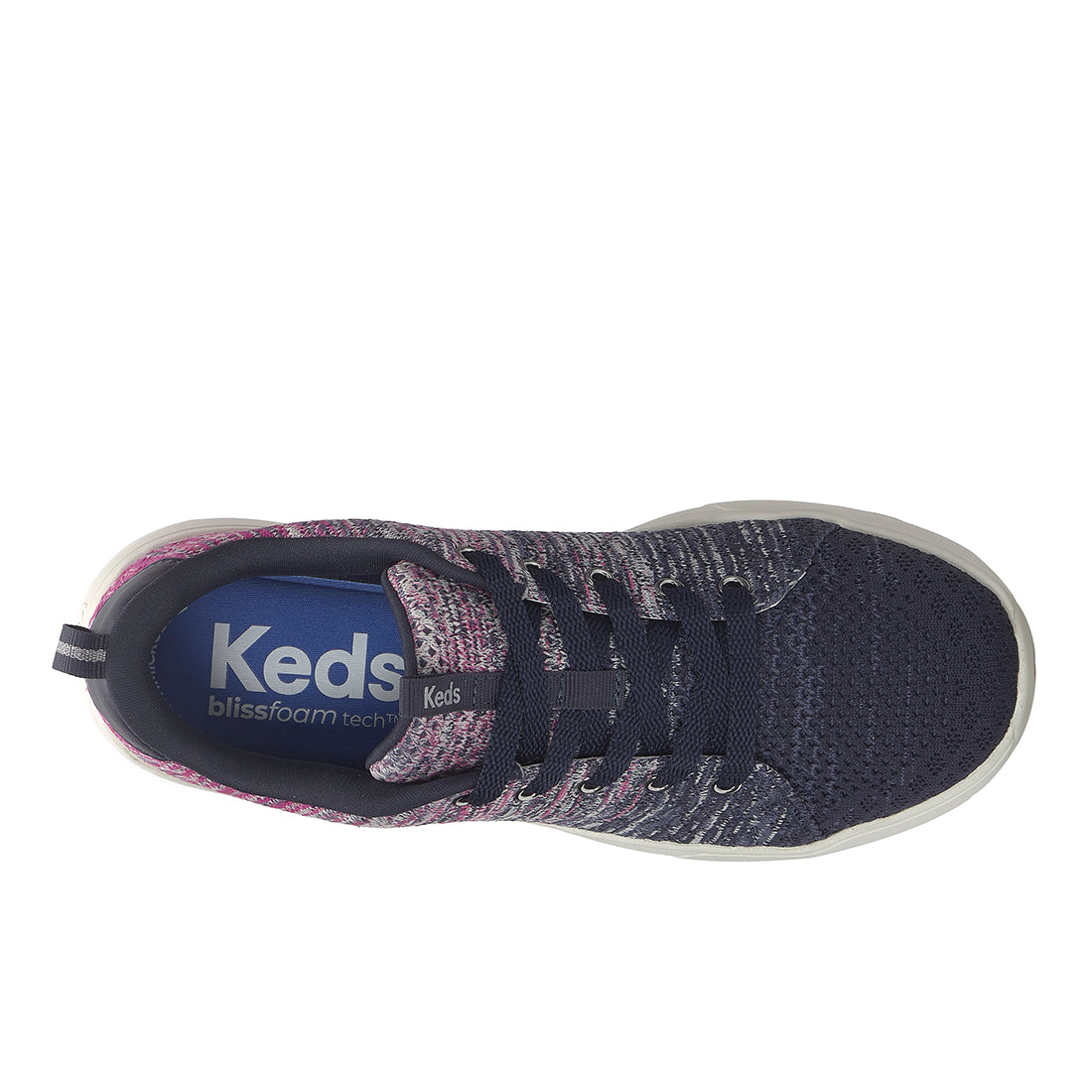 Keds Blisswalk Lace Ombre Eng Knit Navy/Fuchsia (WF69002-BLISLC5B411)