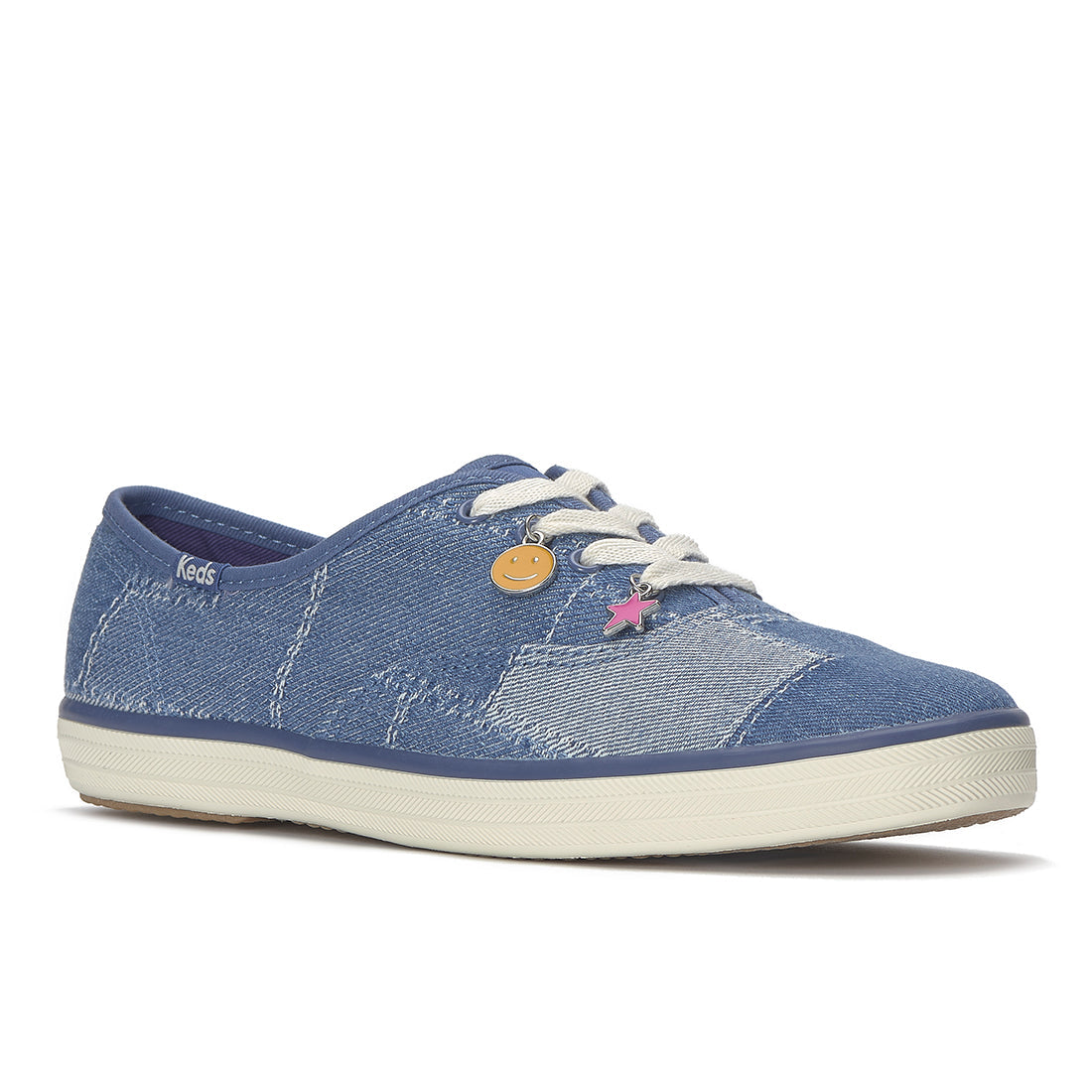 Keds Champion Denim Patchwork Charm Sneaker Blue Denim (WF69024-CHAMP5E414)