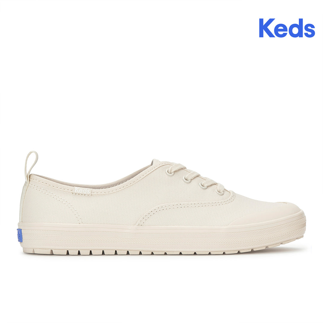 Women's Keds Champion Toe Cap Coated Canvas Parchment Sneaker (CHTCAP5103-WF69121)
