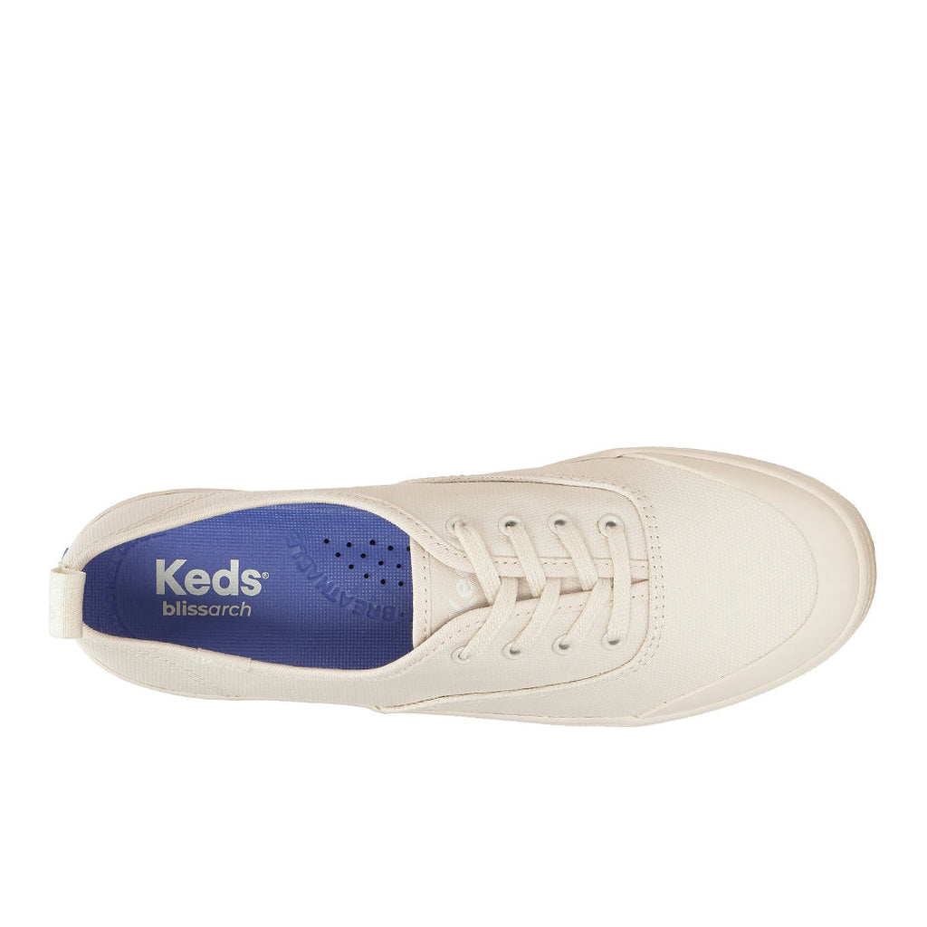 Women's Keds Champion Toe Cap Coated Canvas Parchment Sneaker (CHTCAP5103-WF69121)