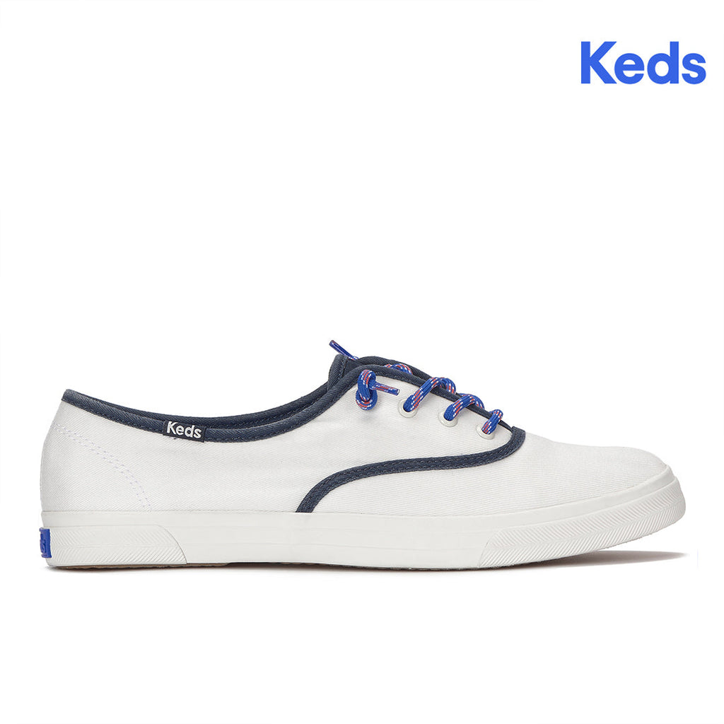 Women's Rillax Champ Washed Twill Pop Binding Snow White/Navy Sneaker (RLXCH3A110-WF69134)