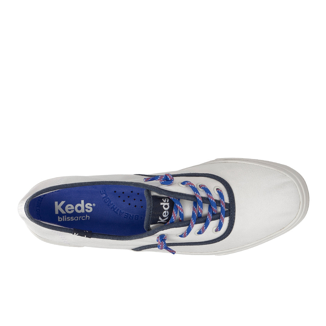 Women's Rillax Champ Washed Twill Pop Binding Snow White/Navy Sneaker (RLXCH3A110-WF69134)