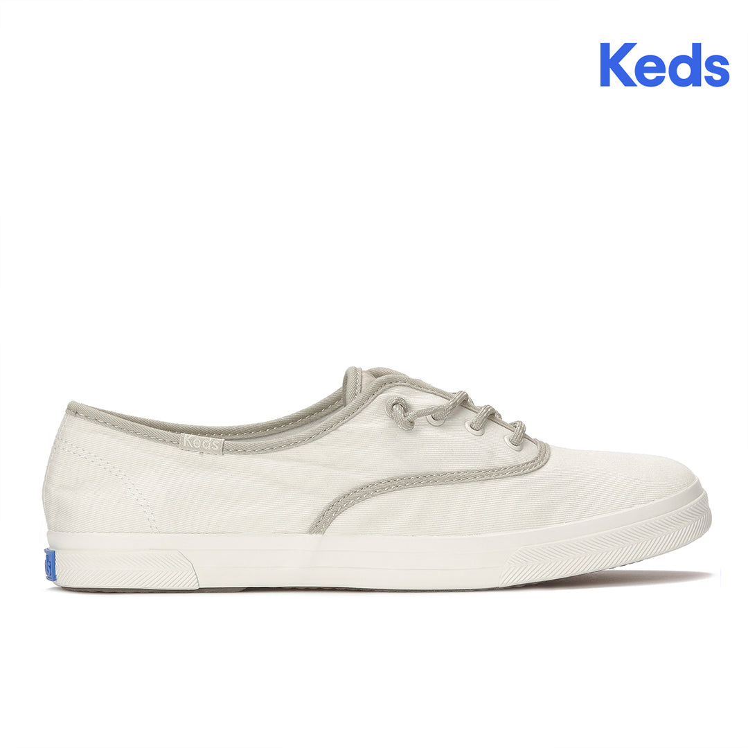 Women's Rillax Champ Washed Twill Pop Binding Egret/Oatmeal Sneaker (RLXCH3A280-WF69140)