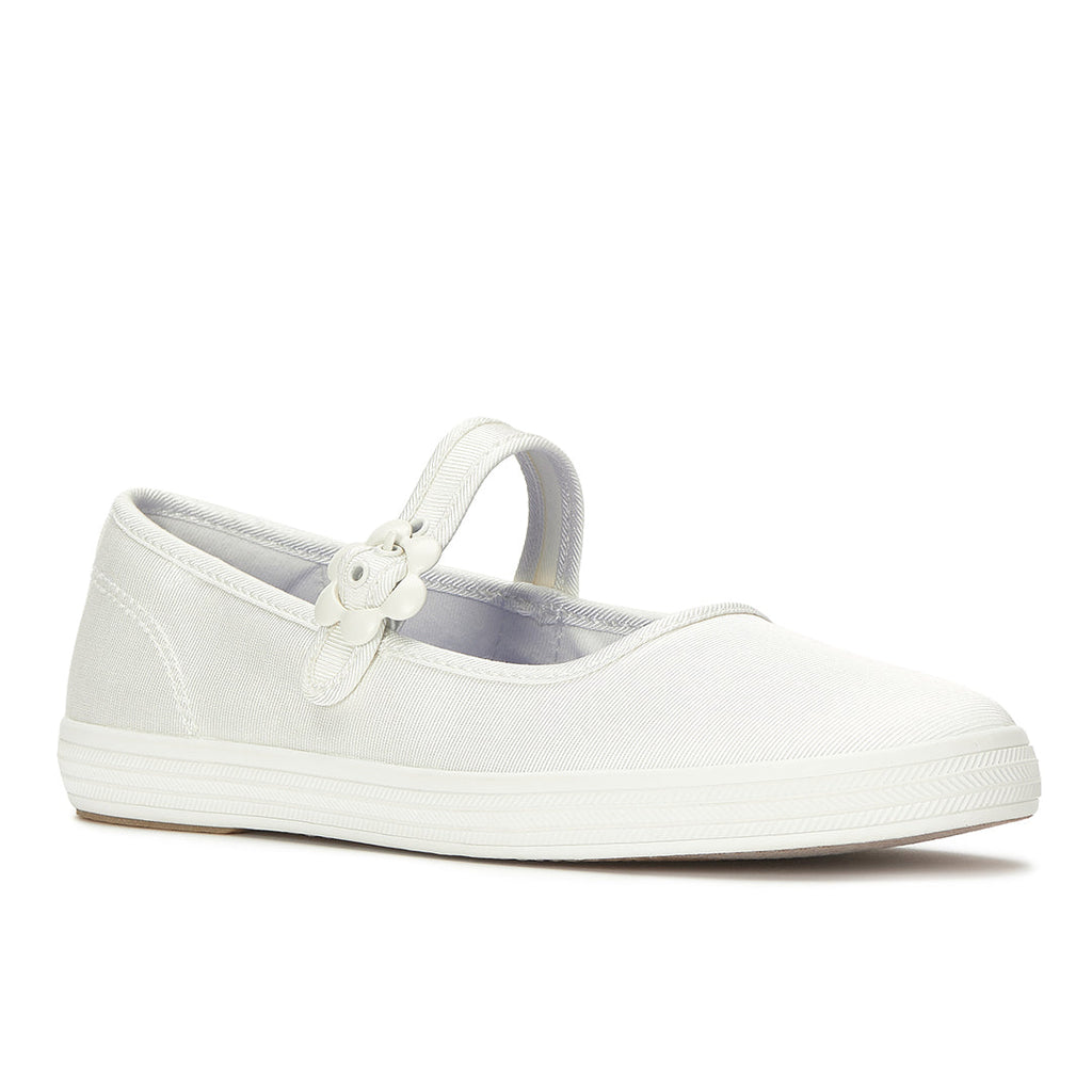 Women's Maisie Mary Jane Grosgrain White Sneaker (MAMJ5100-WF69156)