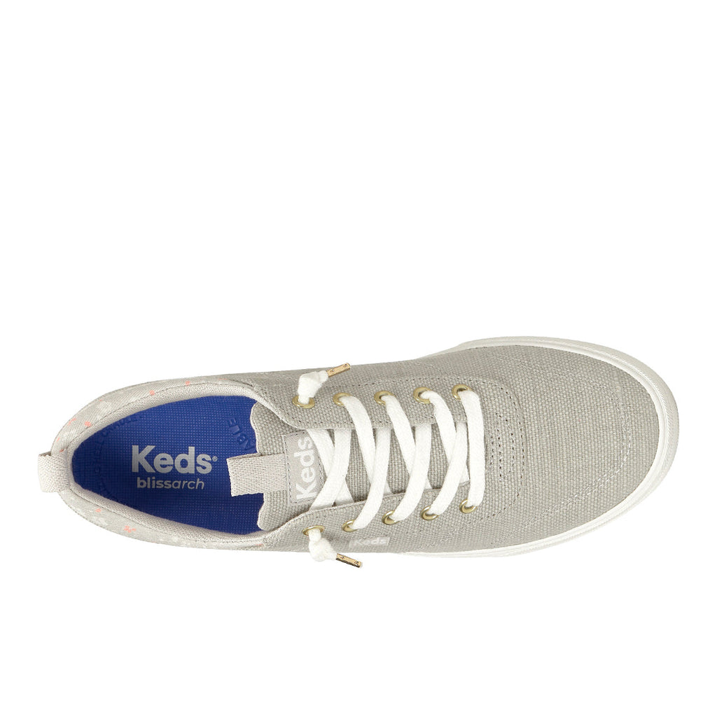 Women's Center III Slip On Chalky Canvas Grey Sneaker (CNTSLP5D020-WF69182)
