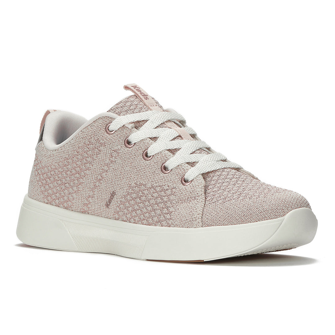 Women's Blisswalk Lace Metallic Eng Knit Rose Gold Sneaker (BLISLC5C680-WF69192)