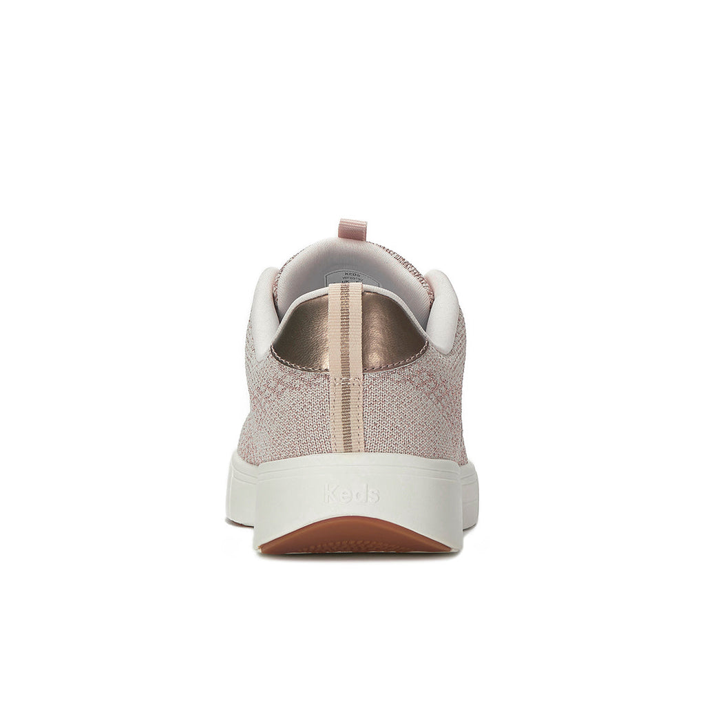 Women's Blisswalk Lace Metallic Eng Knit Rose Gold Sneaker (BLISLC5C680-WF69192)