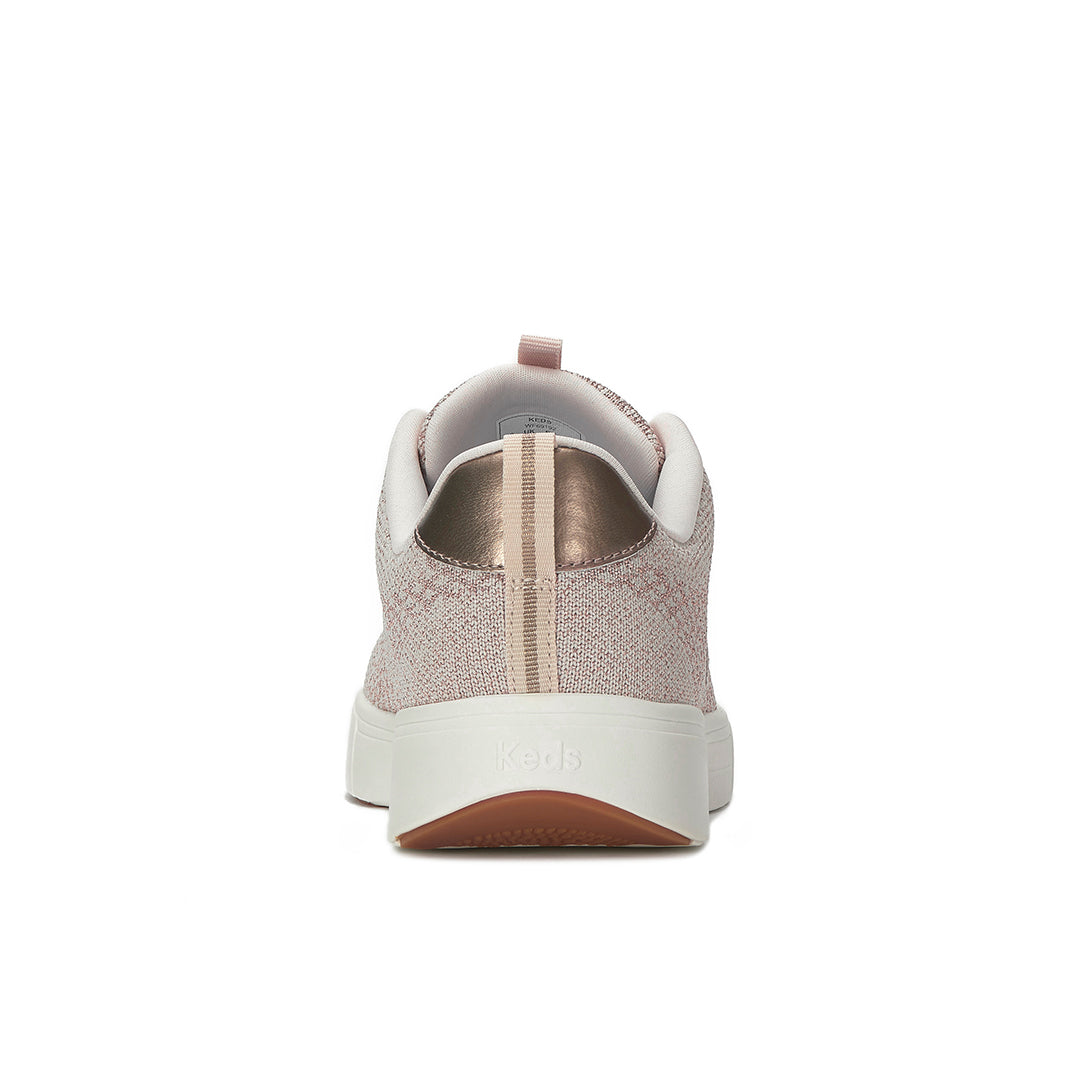 Women's Blisswalk Lace Metallic Eng Knit Rose Gold Sneaker (BLISLC5C680-WF69192)