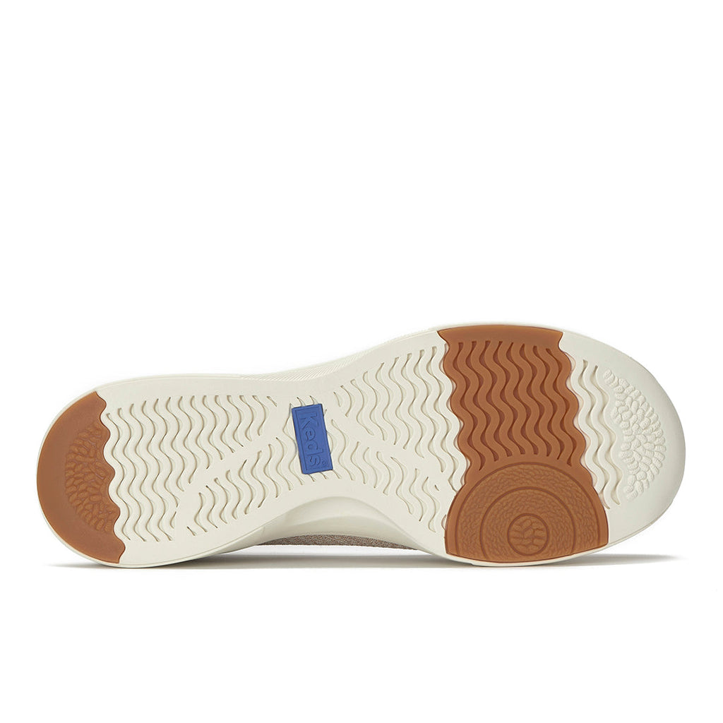 Women's Blisswalk Skimmer Metallic Eng Knit Rose Gold Sneaker (BLISSK5B680-WF69193)