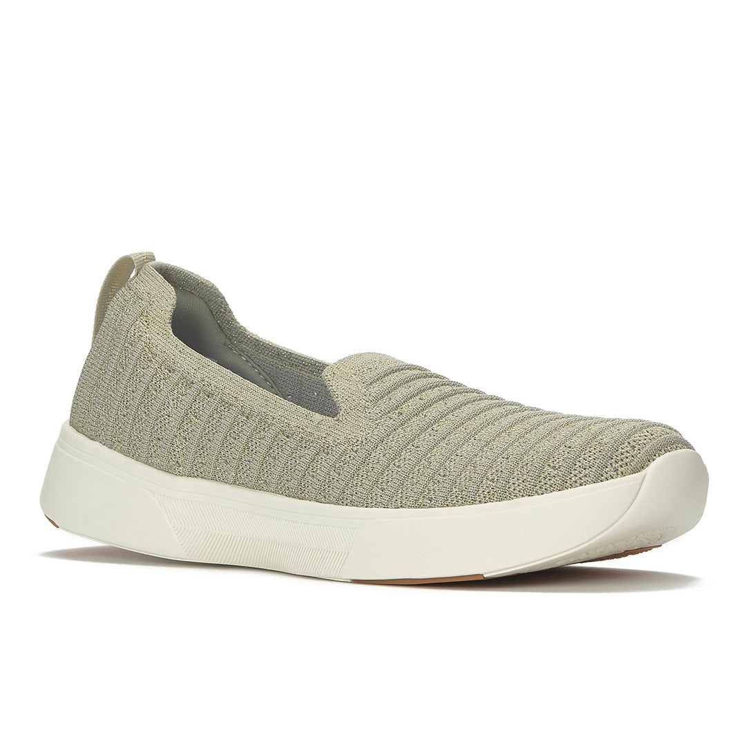 Women's Blisswalk Loafer Stripe Eng Knit Sage Sneaker (BLISLF5A301-WF69198)