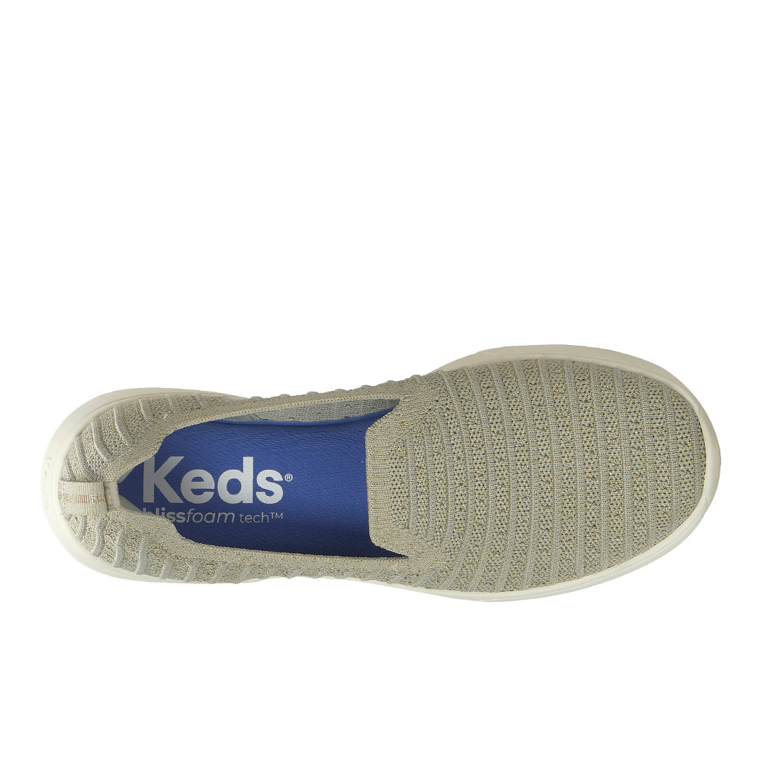 Women's Blisswalk Loafer Stripe Eng Knit Sage Sneaker (BLISLF5A301-WF69198)