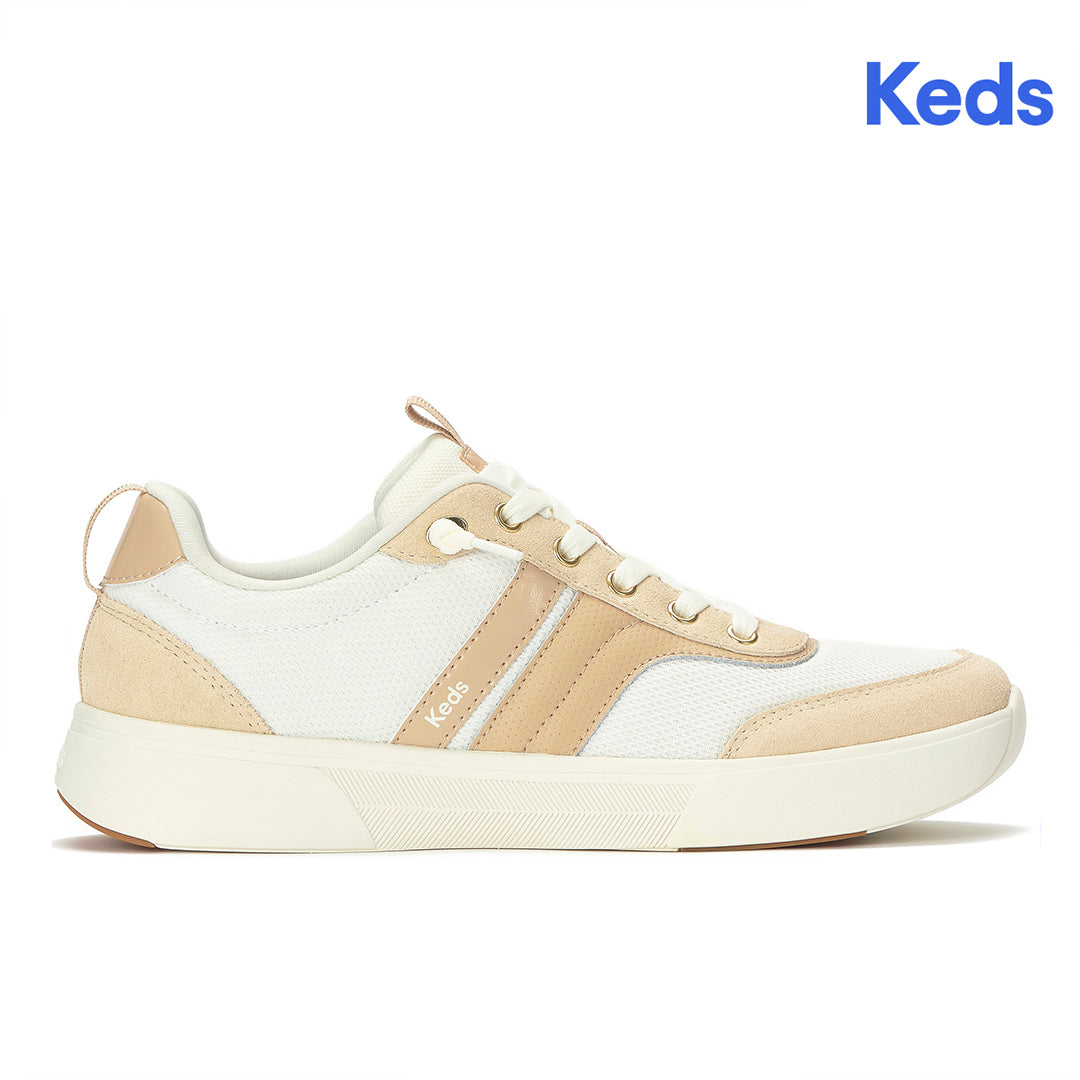 Women's Blisswalk Ubal Mesh/Suede/Leather Egret/Cuban Sand Sneaker (BLISUB5270-WF69202)