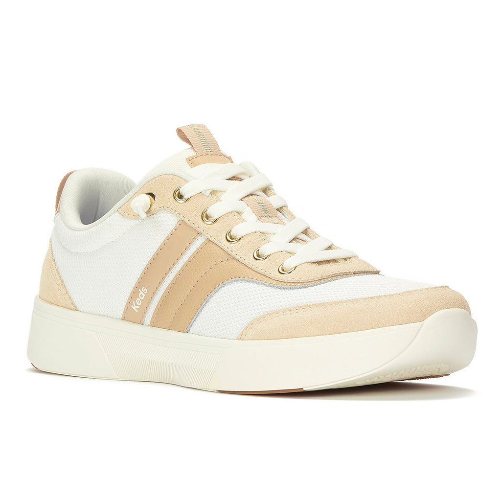 Women's Blisswalk Ubal Mesh/Suede/Leather Egret/Cuban Sand Sneaker (BLISUB5270-WF69202)