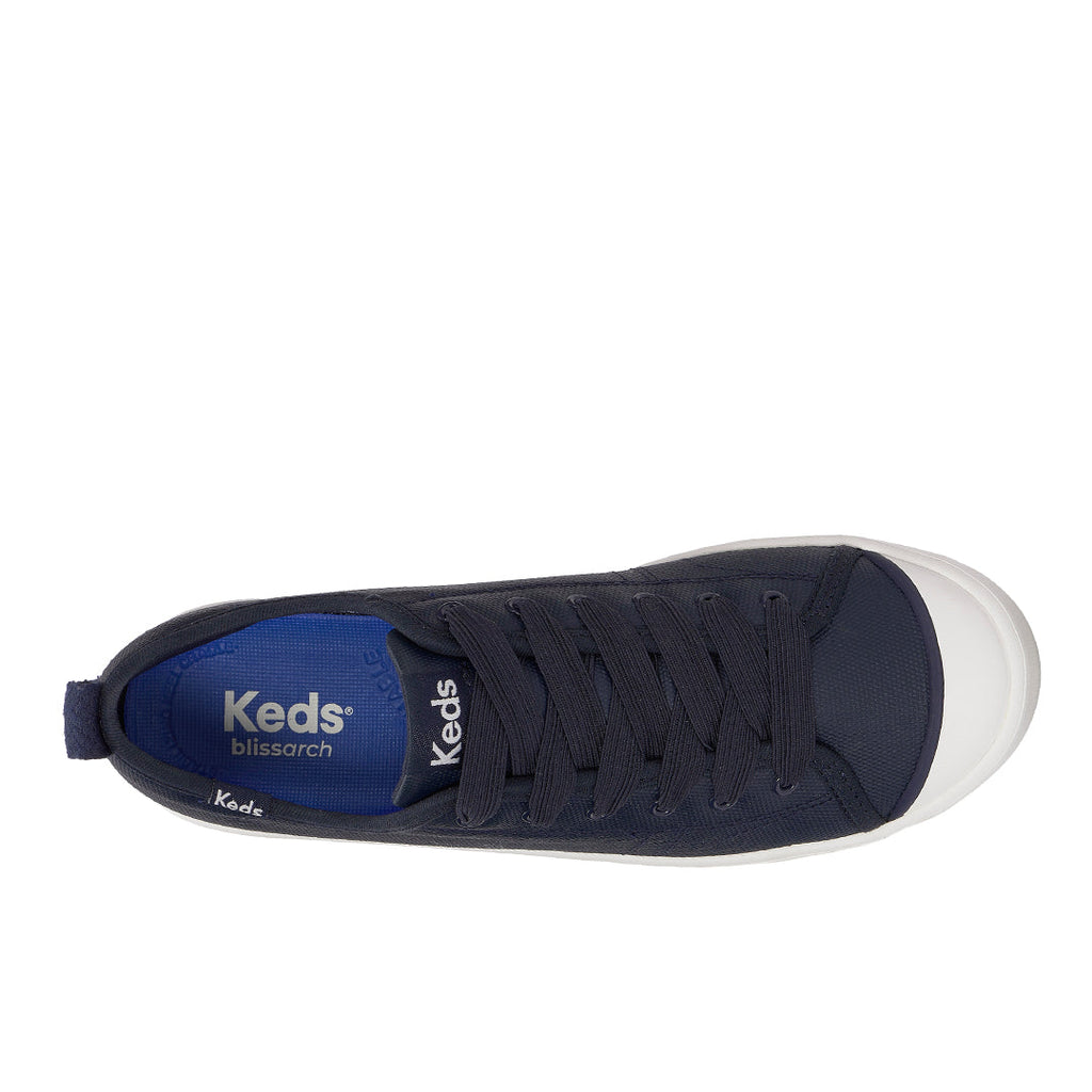 Women's Cruise Coated Canvas Navy Sneaker (CRUISE3A410-WF69239)