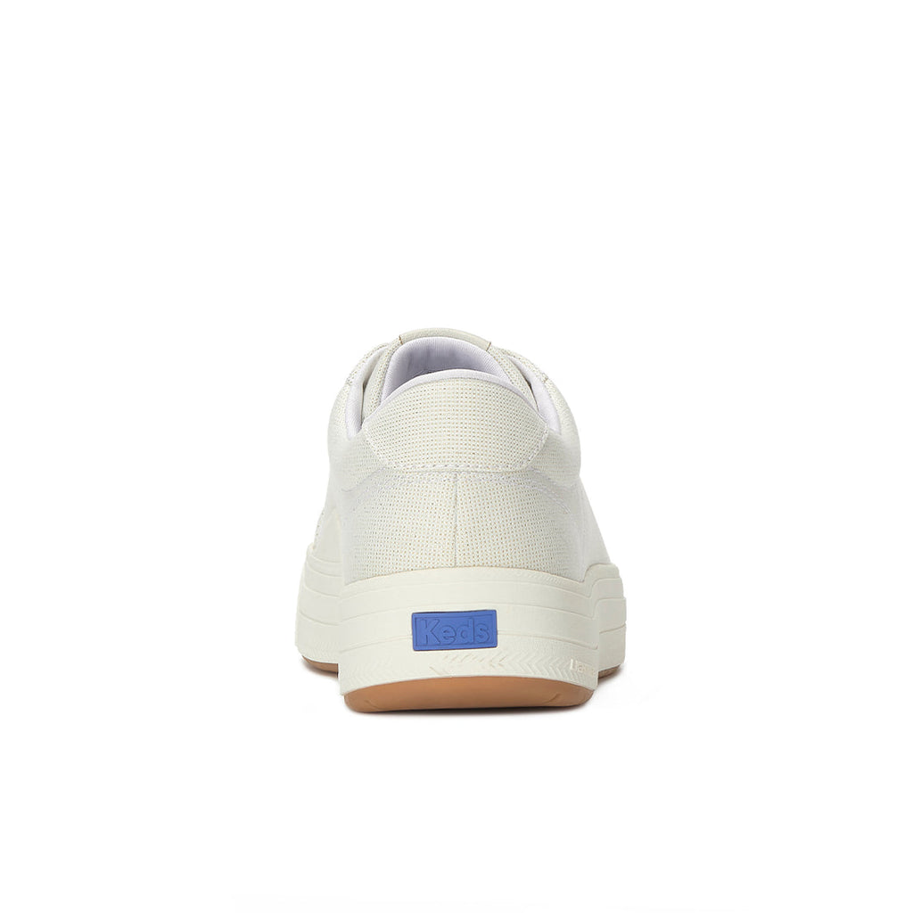 Women's Park Lurex Textile White/Gold Sneaker (PARK5E111-WF69276)