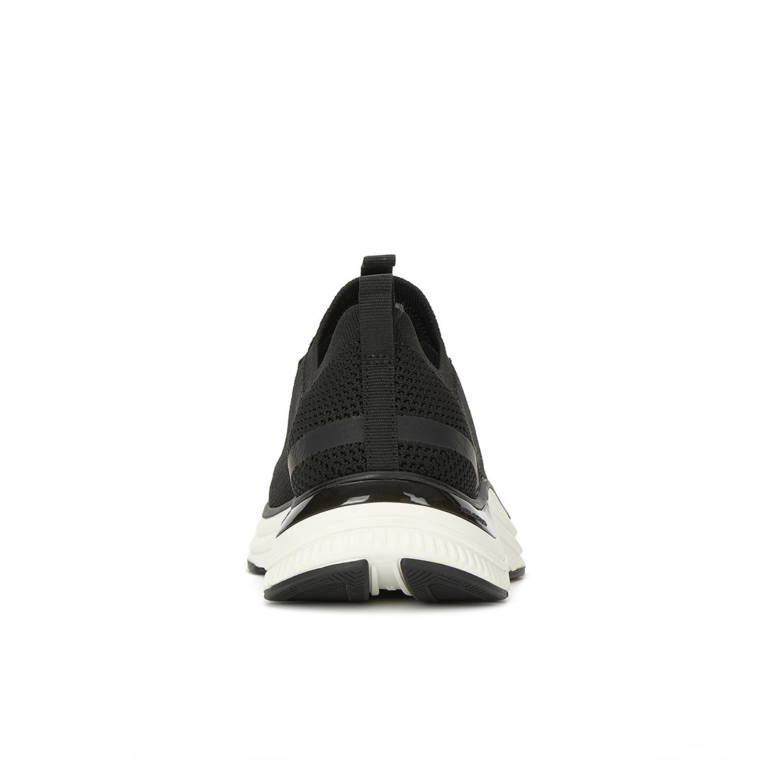 Women's Blissmove Slip On Marled Eng Knit Black Sneaker (BMSLIP5A001-WF69363)