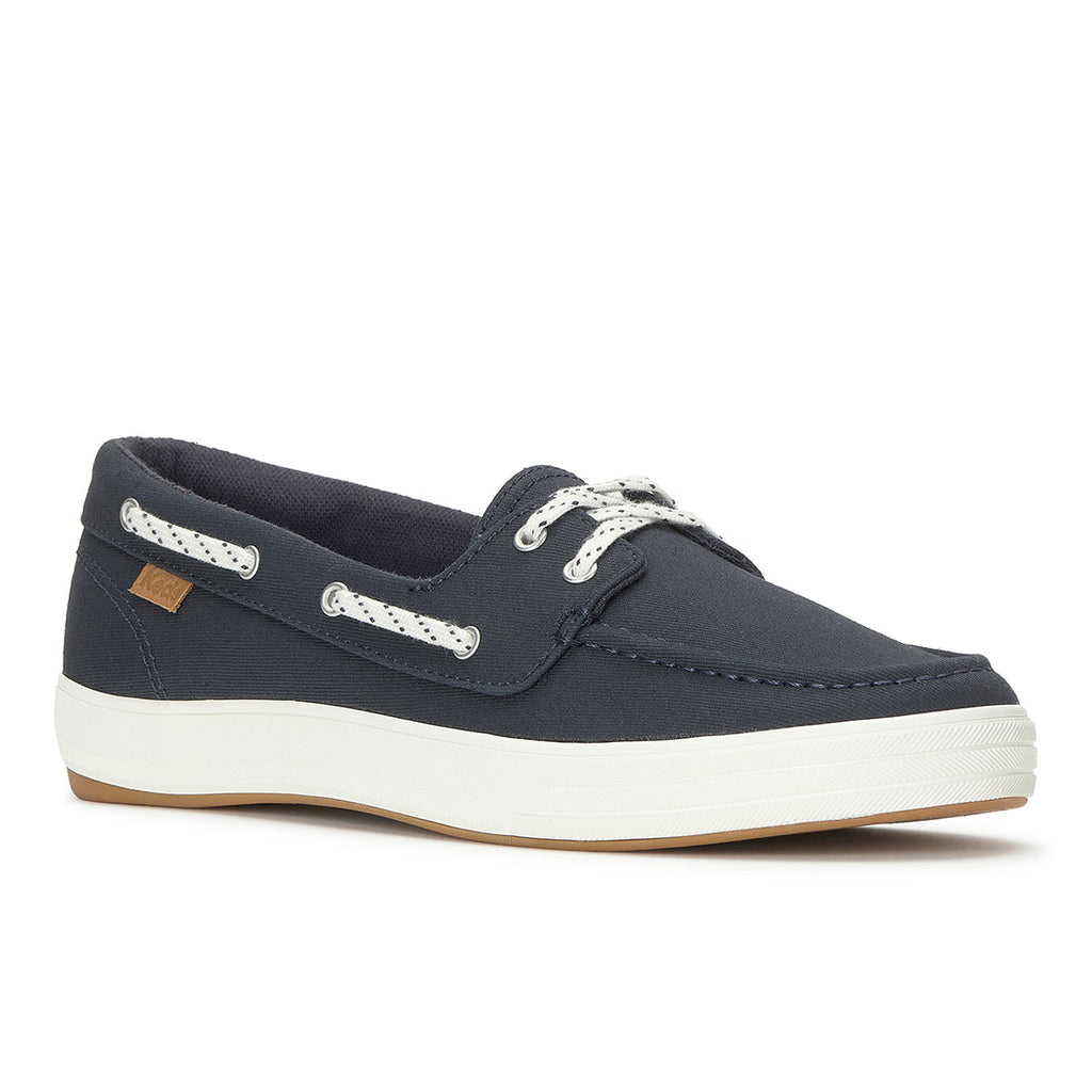 Women's Center III Boat Twill Navy Sneaker (CNTBT5A411-WF69380)