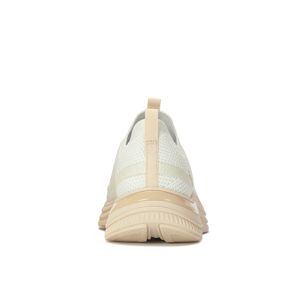 Women's Blissmove Slip On Eng Knit Snow White/Parchment Sneaker (BMSLIP5111-WF69404)