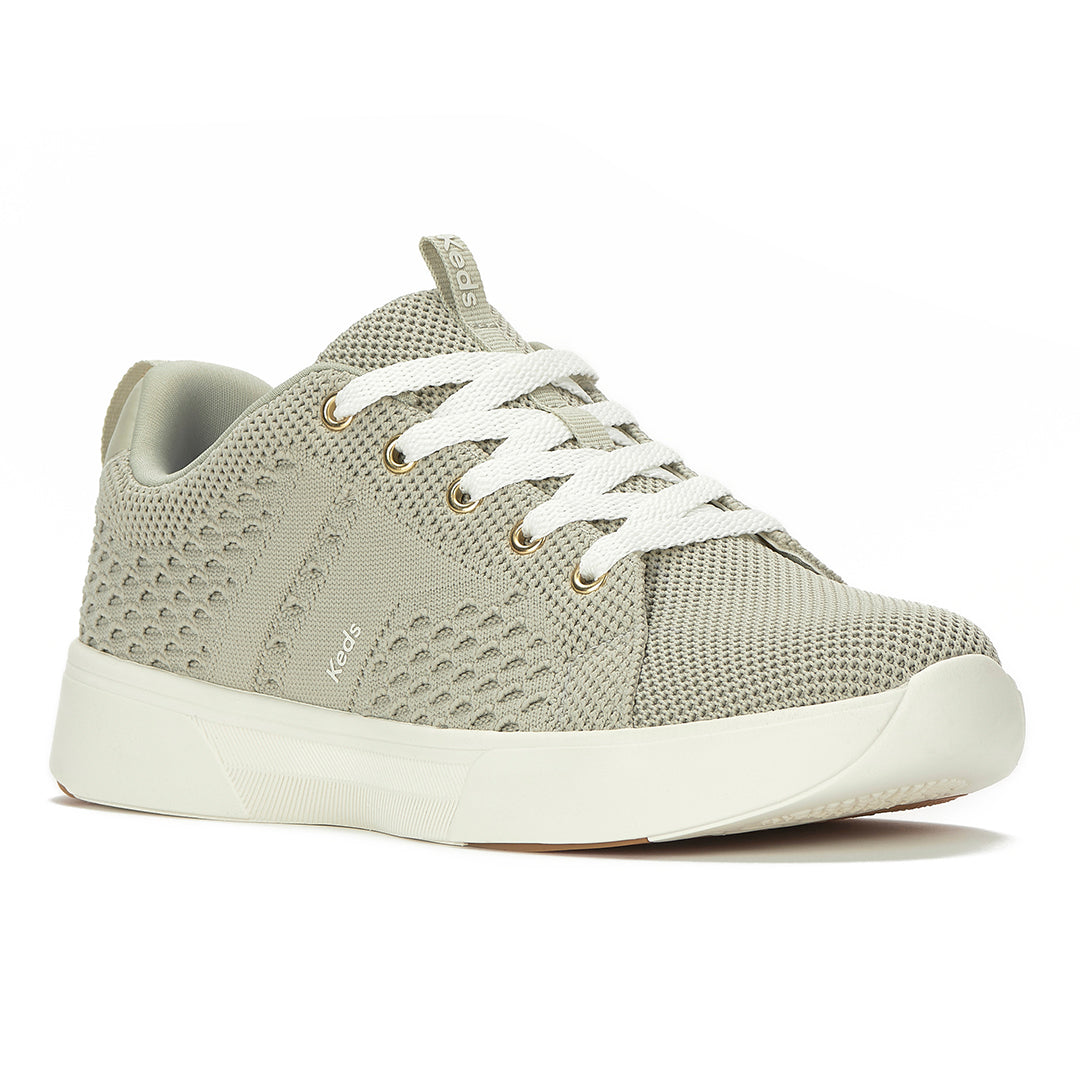 Women's Blisswalk Lace Textured Eng Knit Sage Sneaker (BLISLC5F301-WF69410)