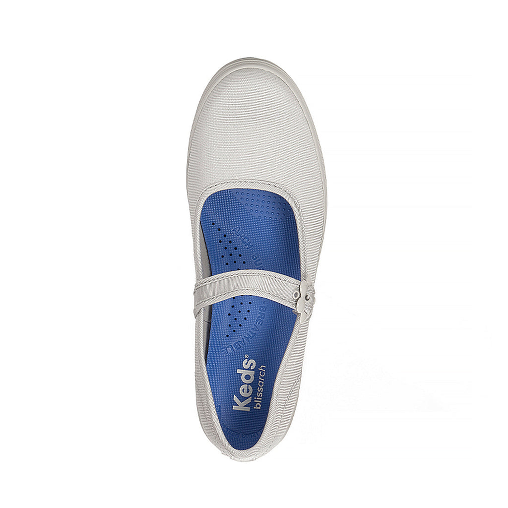 Womens Maisie Mary Jane Grosgrain Light Grey Sneakers (C0MAMJ50600 - WF69590)