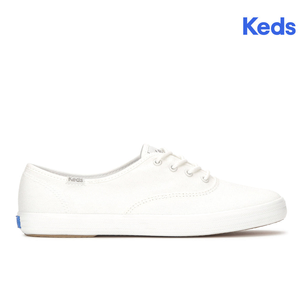 Womens Champion Canvas Water Resistant Snow White Sneakers (CHAMP5K1100-WF69722)