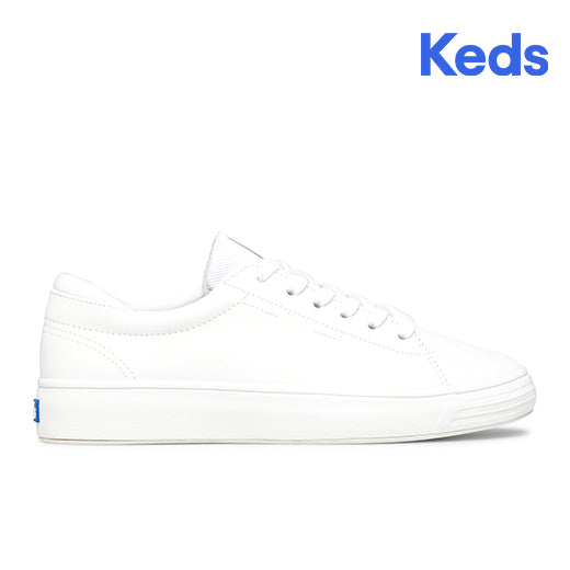 Women's Alley Leather White Sneaker (WH65869)