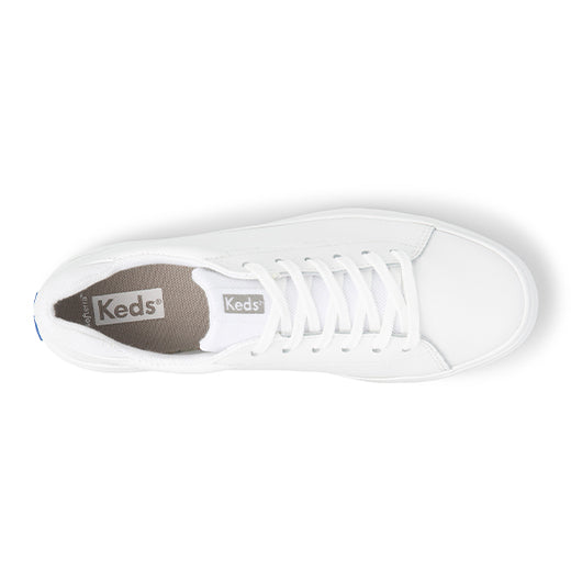 Women's Alley Leather White Sneaker (WH65869)