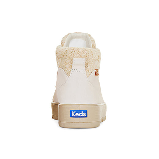 Women's Tahoe Suede Cable Knit Boot Oatmeal (WH67349)