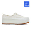Keds Womens' The Platform Lug Weatherized Leather Off White (WH68242)