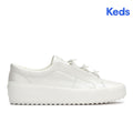 Women's Remi Mini Bow Leather Sneaker Pearlized White (WH68278-C0REMBW81100)