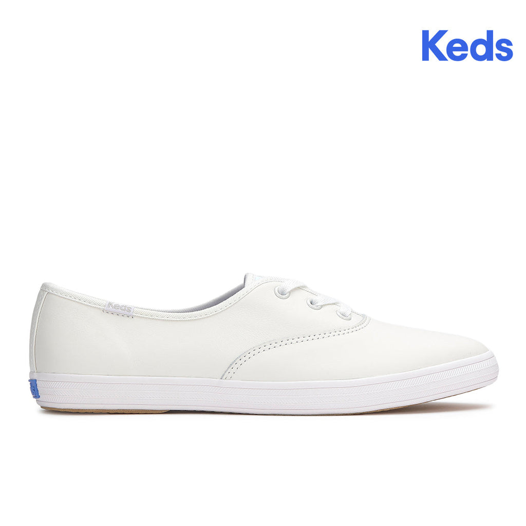 Womens Champion Point Low Leather Sneaker White (WH68334-PNTLO6110)